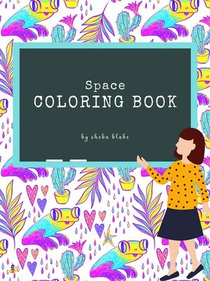 cover image of Space Coloring Book for Teens (Printable Version)